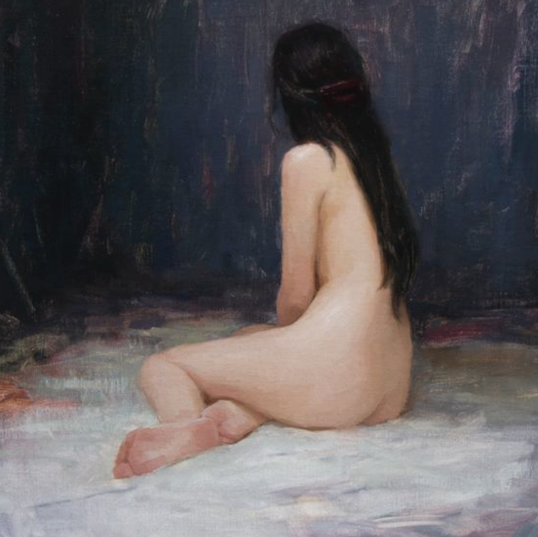 Seated Nude by 