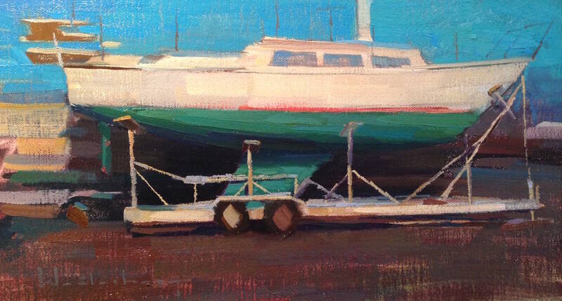 Green Boat by 