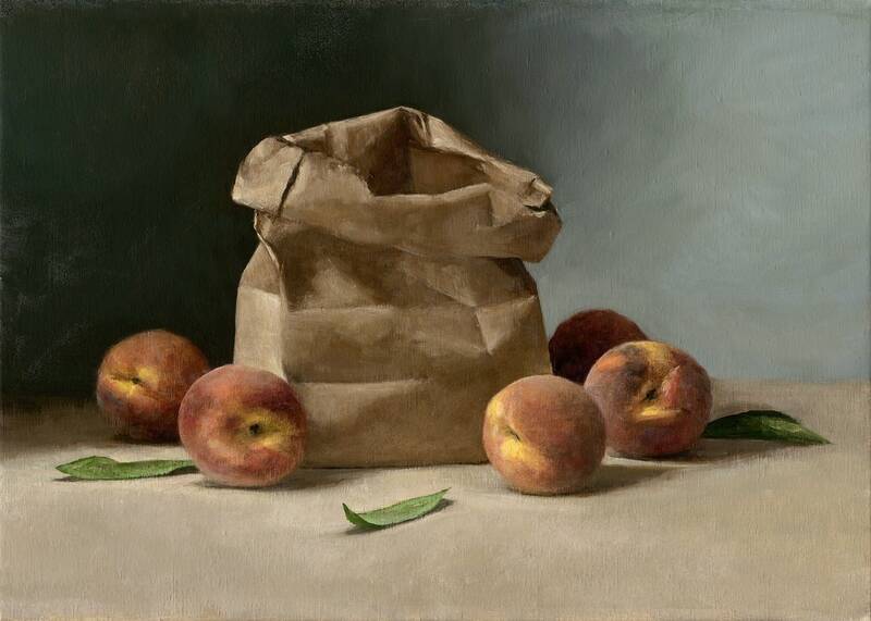 Ripening Peaches by Sarah Lamb