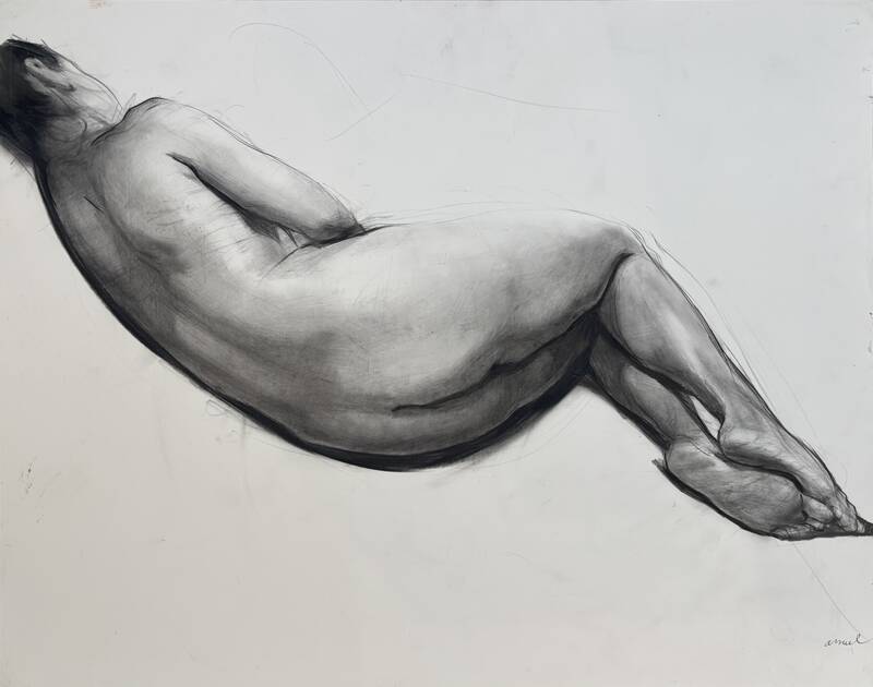 Reclining Figure ... by Steven Assael