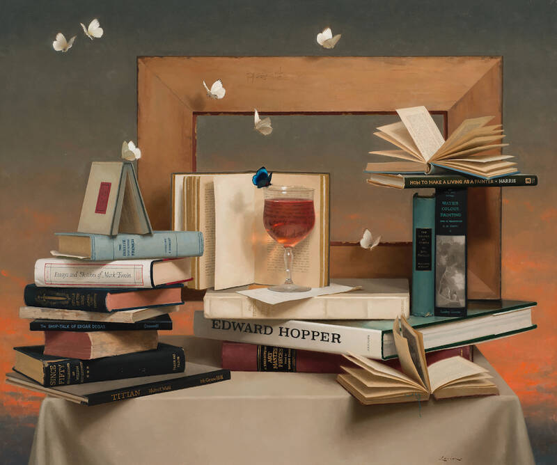 Books and Butterf... by Steven Levin