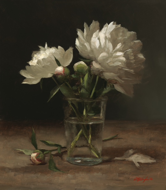 Peonies in a Glass