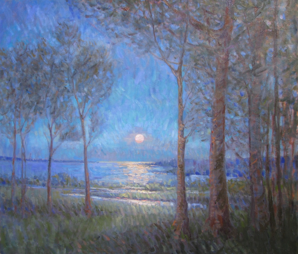 Summer Moonrise by Leo  Mancini-Hresko