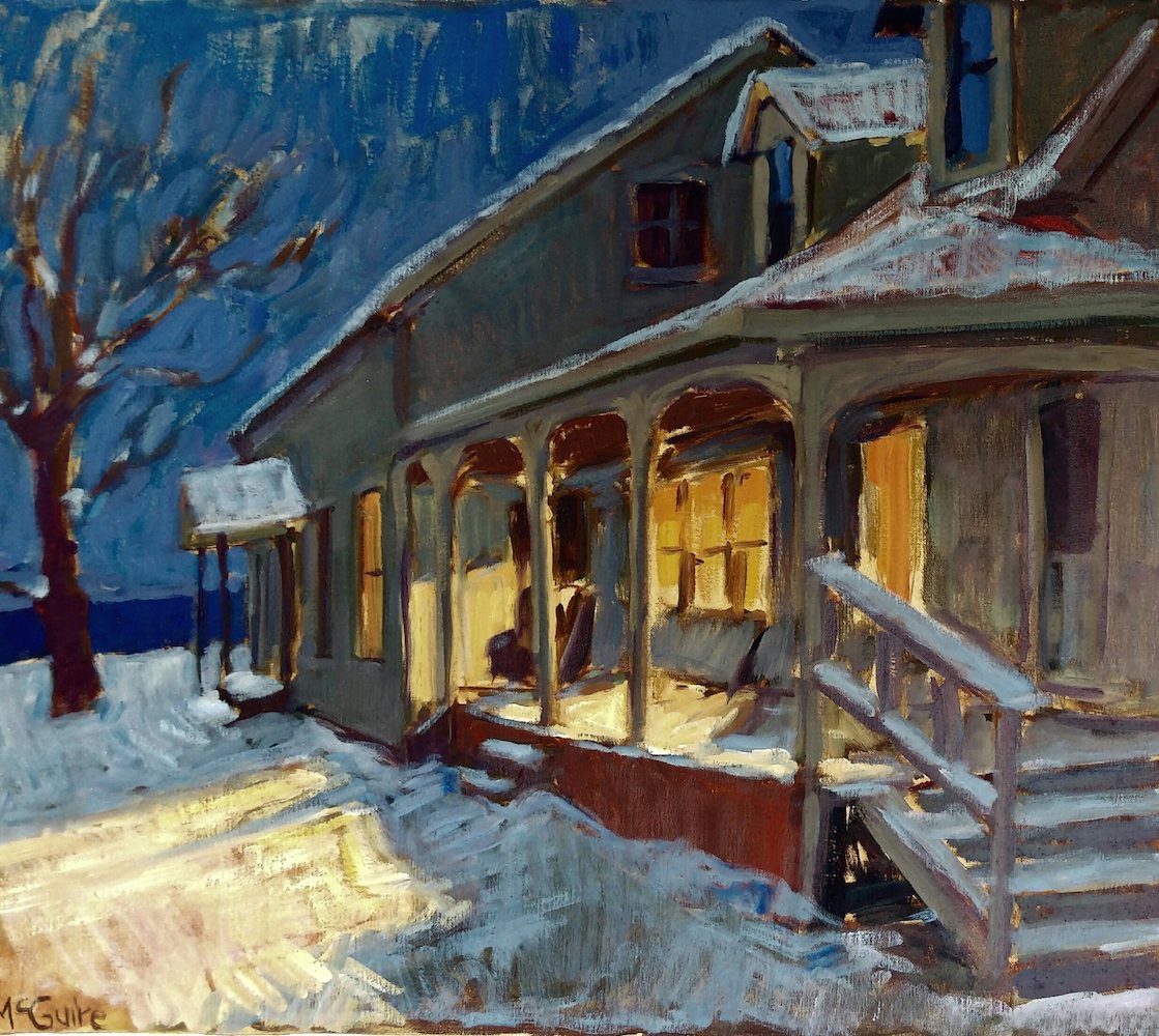 Vermont Homestead in Winter
