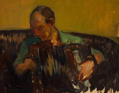 Accordion Player by Marc Dalessio