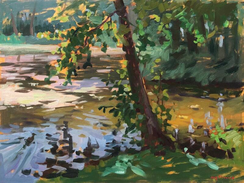 Lily Pond Sketch by Amy Florence