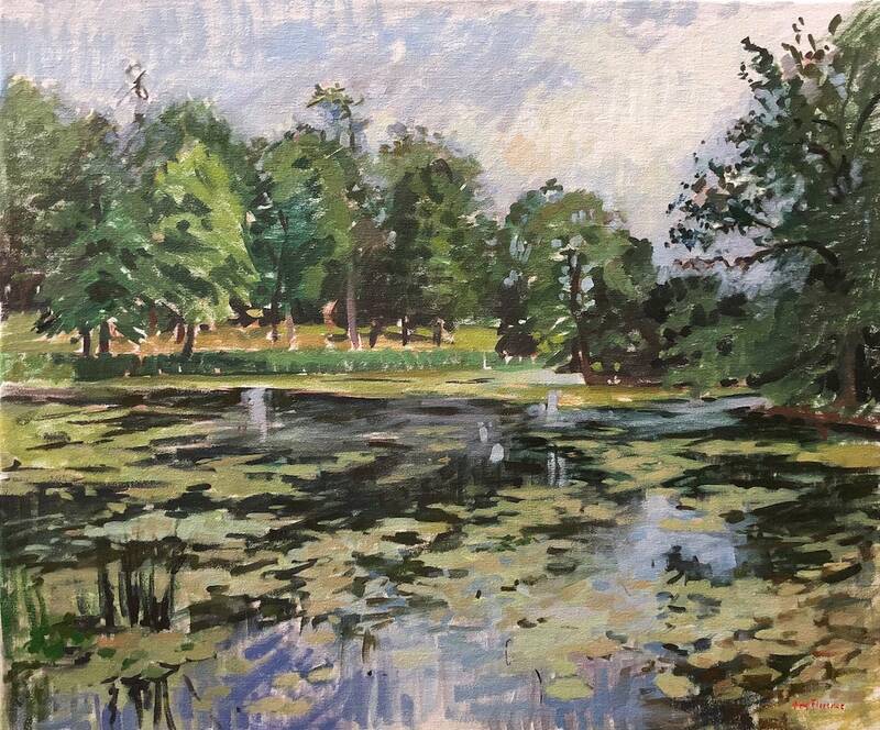 Lily Pond by Amy Florence