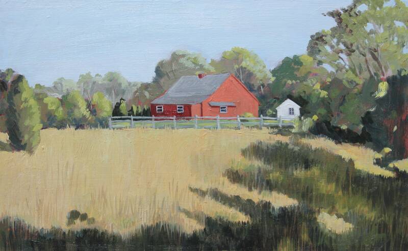 Red Barn in Sprin... by 