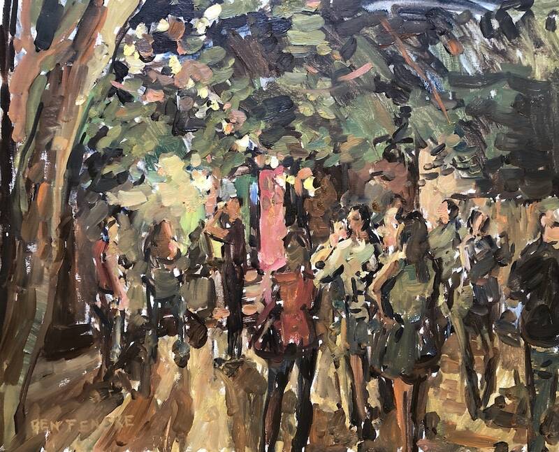 Back Yard at Murf... by Ben Fenske