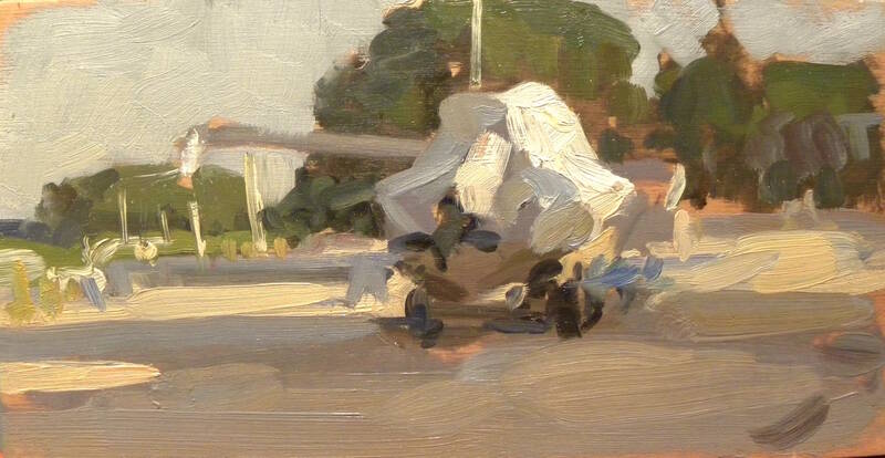 Boat on Trailer  by Ben Fenske