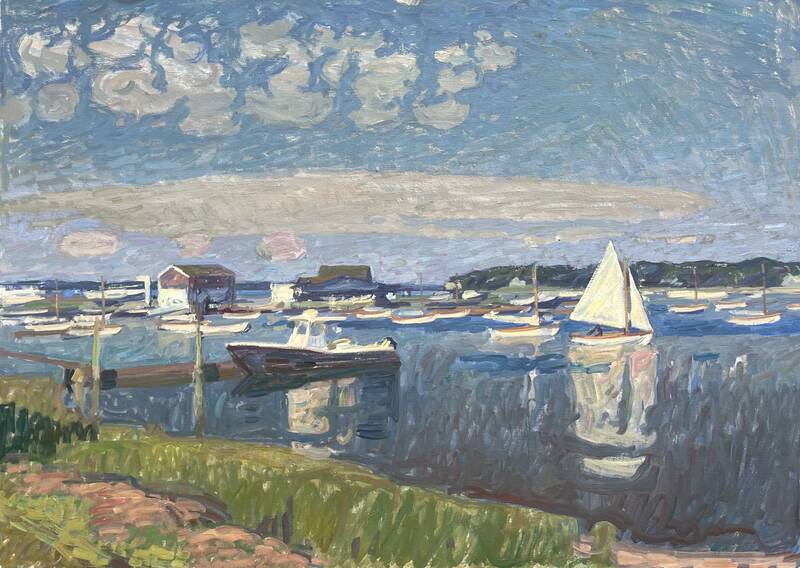 Dering Harbor Sai... by Ben Fenske