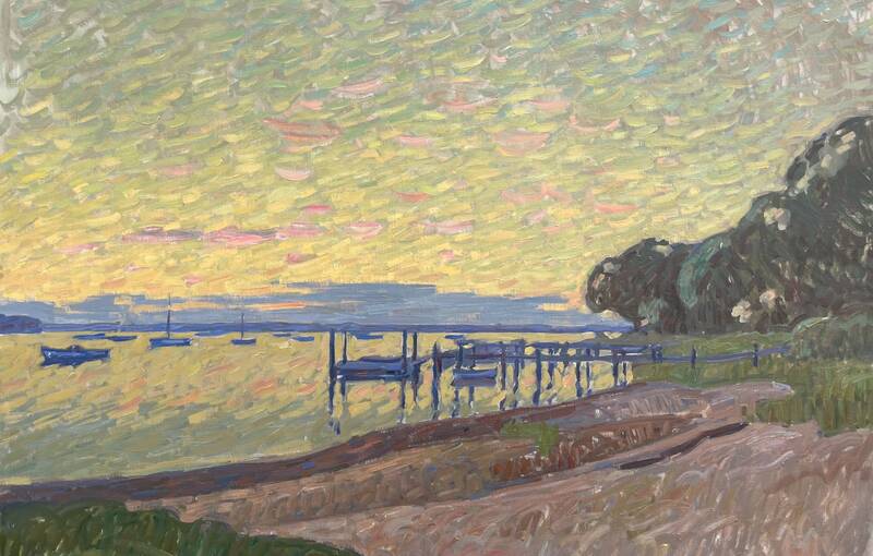 Dering Harbor Sun... by Ben Fenske