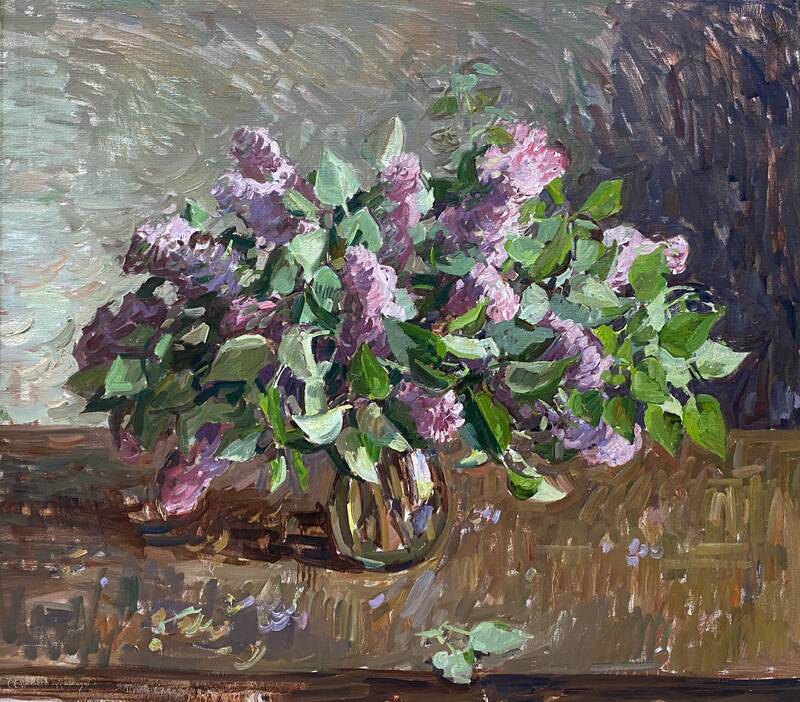 Lilacs in Glass by Ben Fenske