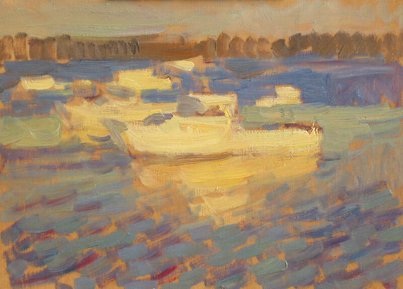 Lobster Boats by Ben Fenske