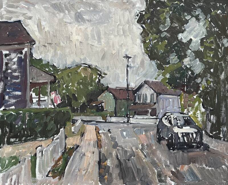 Village Sketch by Ben Fenske