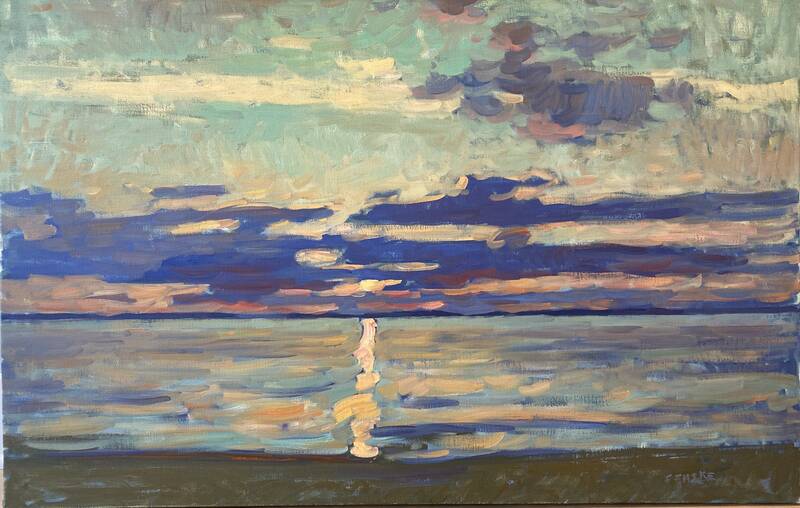 Violet Horizon II by Ben Fenske