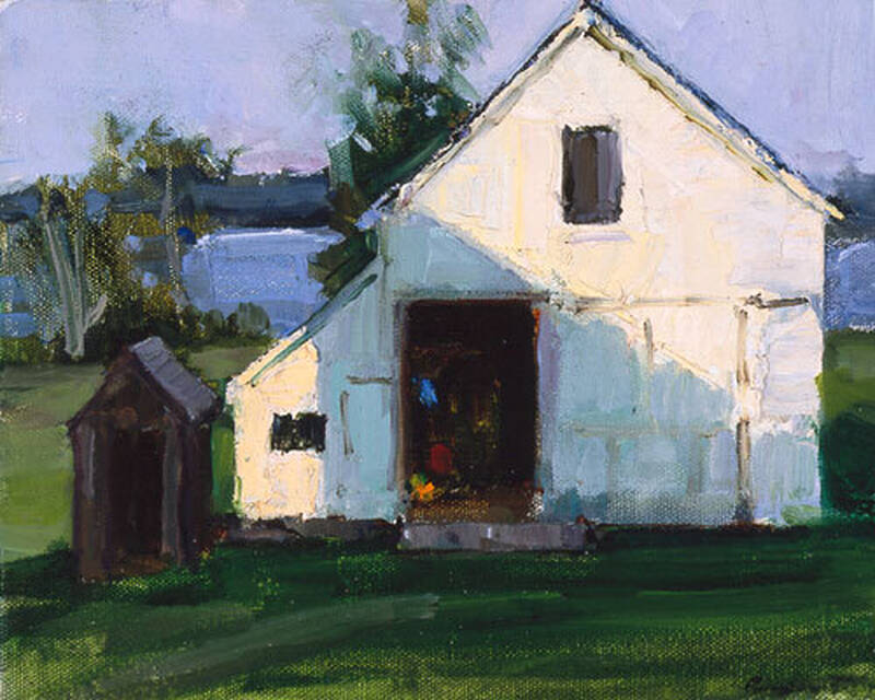 White Barn by Beth Rundquist