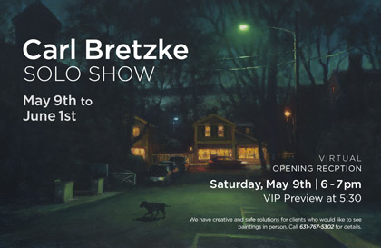 Carl Bretzke Solo Show Exhibition
