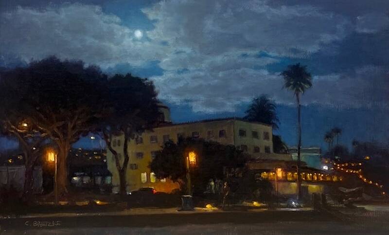 Full Moon Over Ho... by Carl Bretzke