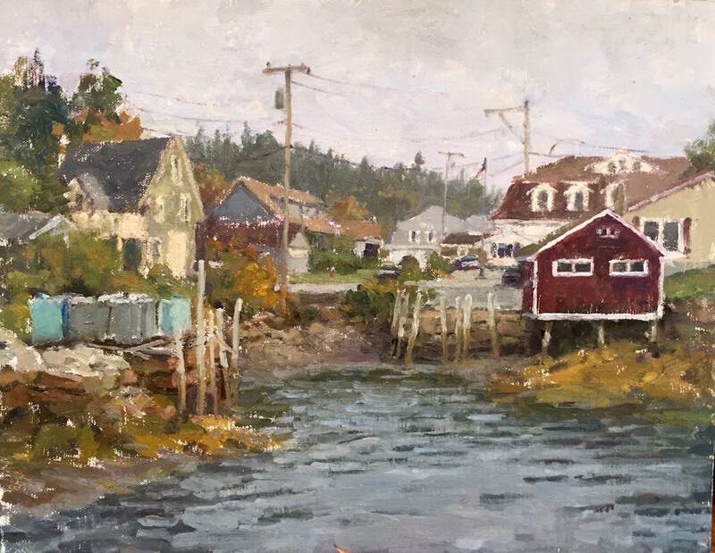 Gray Day Fishing ... by Carl Bretzke