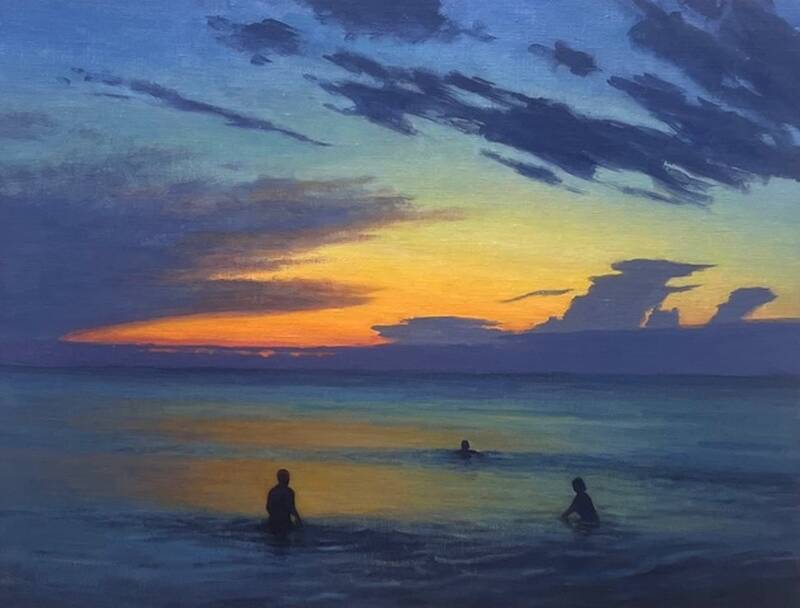 Last Light Swim by Carl Bretzke