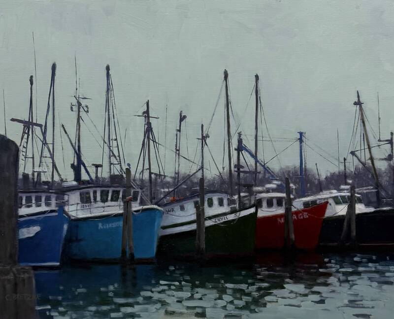 Montauk Boats by Carl Bretzke