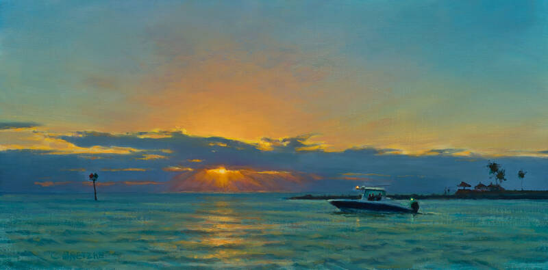 Sunset Over the C... by Carl Bretzke