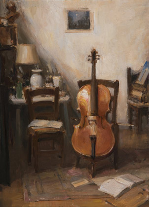 Cello Interior by Ramiro Sanchez