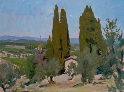 Chapel in Chianti by Marc Dalessio