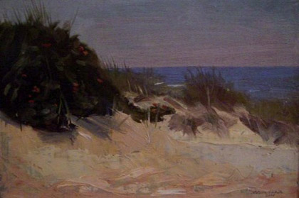 Cliff Beach, Nant... by Nelson  White