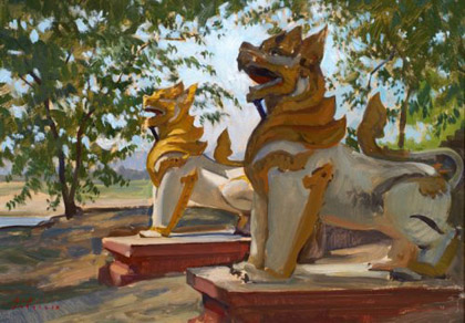 Chinthe of Lawkan... by Marc Dalessio