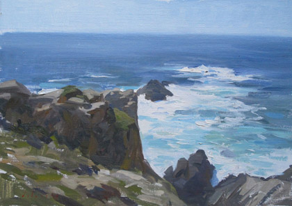 Point Lobos Cliff... by Marc Dalessio