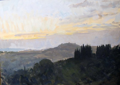 Tuscan Sunset by Marc Dalessio