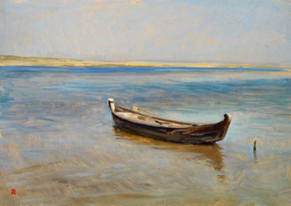 Fishing Boat on t... by Marc Dalessio