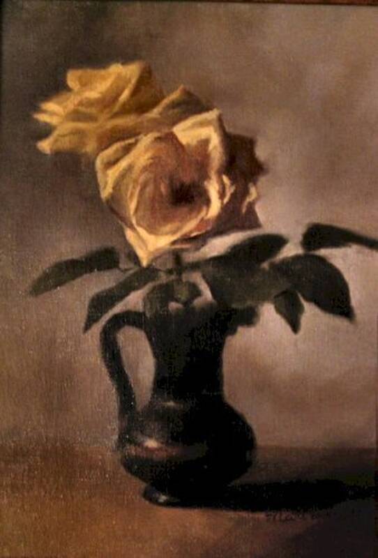 Roses in Brown Ju... by 