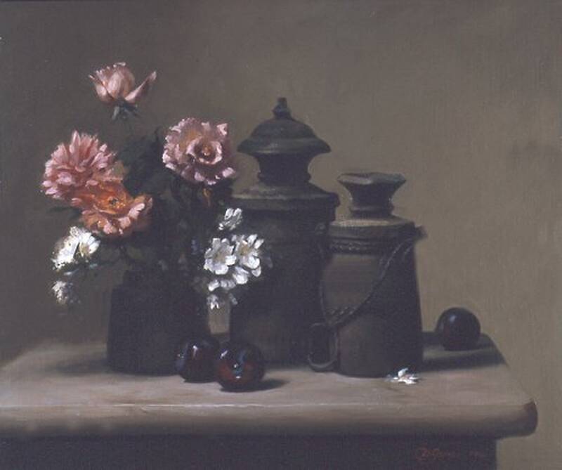 Flowers, Plums an... by 