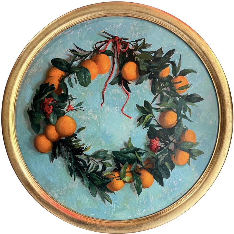 Orange Garland by Daniela Astone