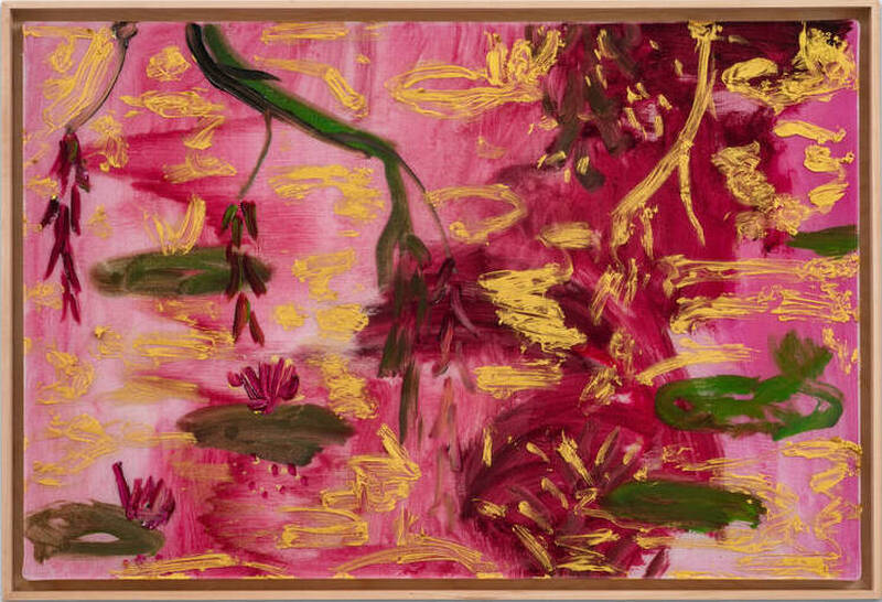 Alizarin Lilies by Darius Yektai