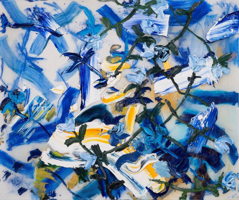 Blue Fall 2 by Darius Yektai