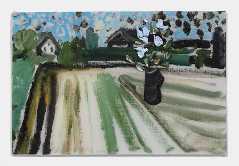 Blue Flowers in B... by Darius Yektai