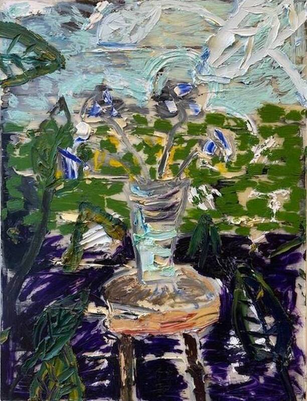 Blue Flowers in B... by Darius Yektai