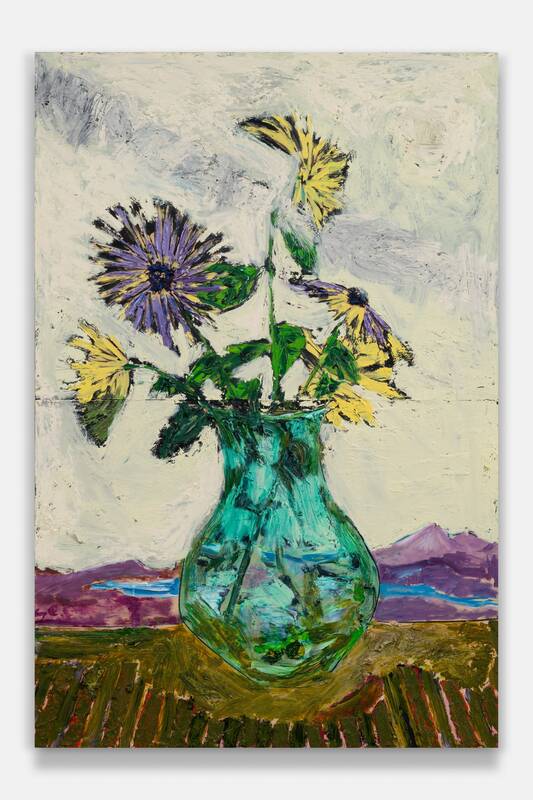 Green Glass Vase by Darius Yektai