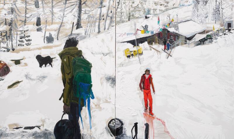 Lunch on the Slop... by Darius Yektai