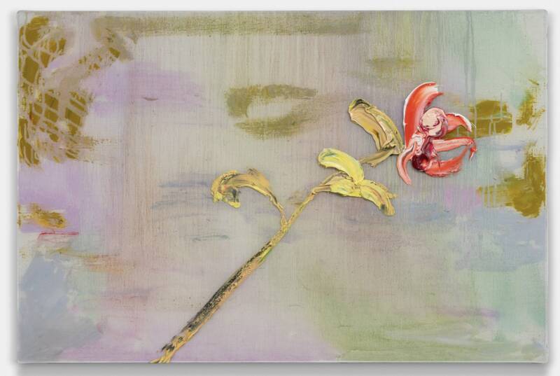 One Flower on Lig... by Darius Yektai