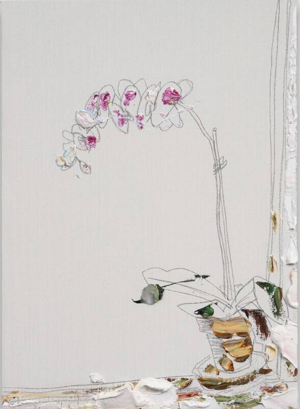 Orchid on Edge of... by Darius Yektai