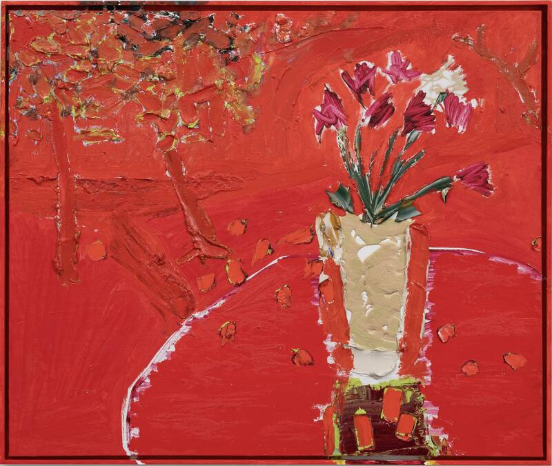 Red Table Landsca... by Darius Yektai