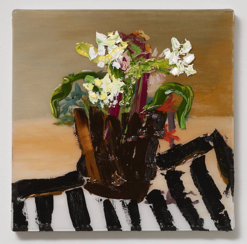 Striped Table by Darius Yektai