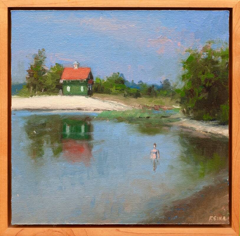 Wading at Sand St... by Doug Reina