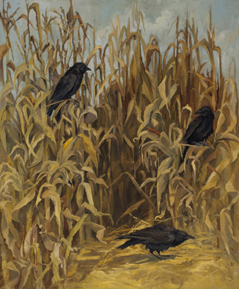 Amagansett Ravens by Edwina Lucas