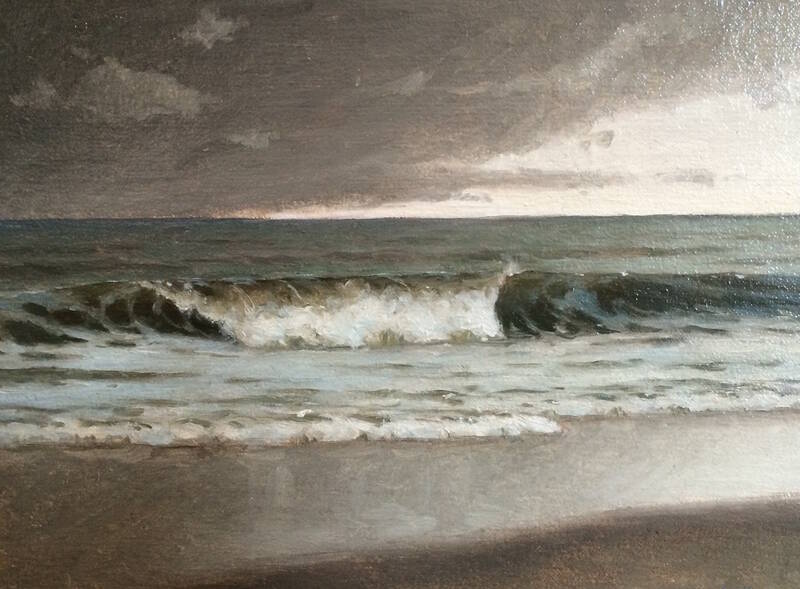 Ocean Fall Sketch by Edward Minoff